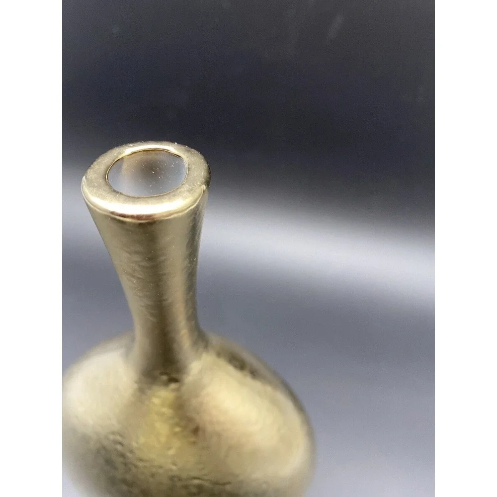 Torre And Tagus Gold Colored‎ Bud Vase